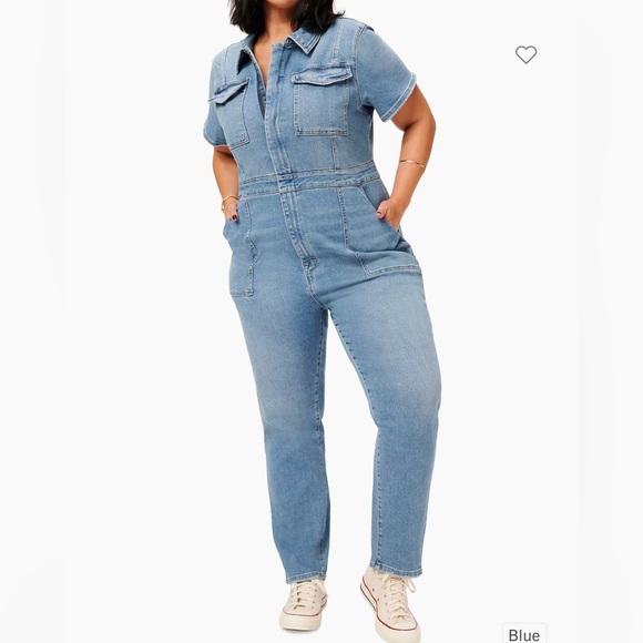 Good American Pants - Good American
Fit For Success Denim Jumpsuit